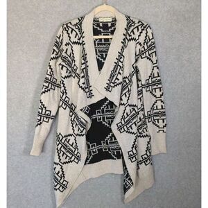 Staring at Stars Anthropologie Aztec Cardigan Sweater M Southwestern Open‎ Front